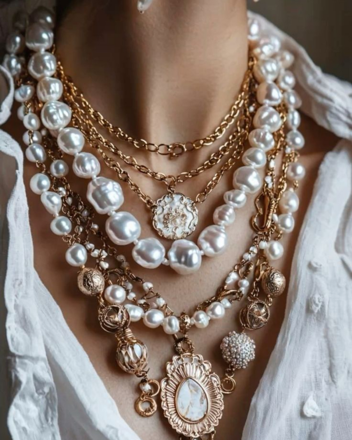 COLLARES DE PERLA