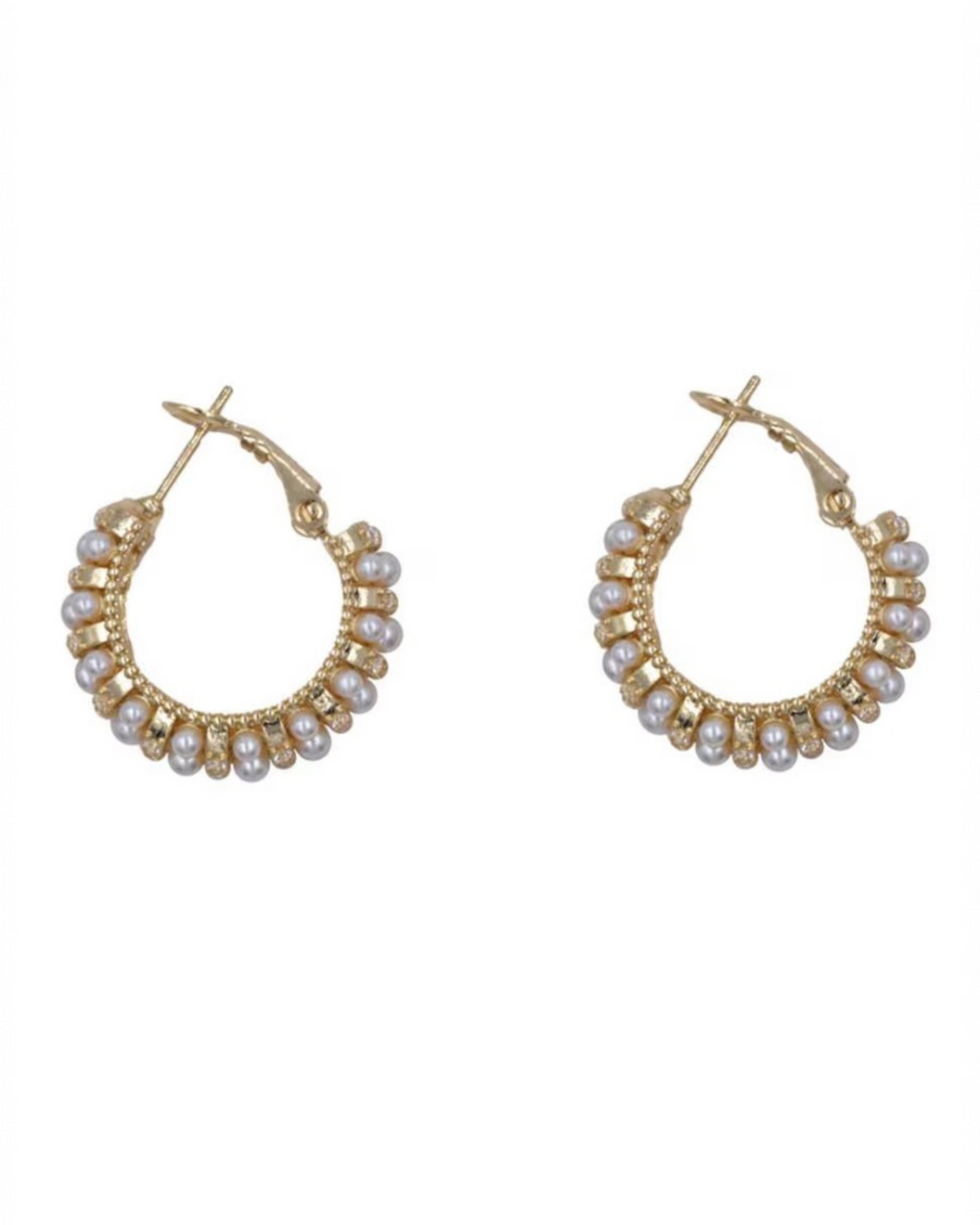 Arracadas de Perlas Mallorca | Zirconias con Pelas | Chapa de Oro