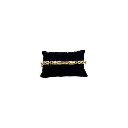 Pulsera para Caballero | Cadena Dorada | Acero Inoxidable | Elegante Estilo