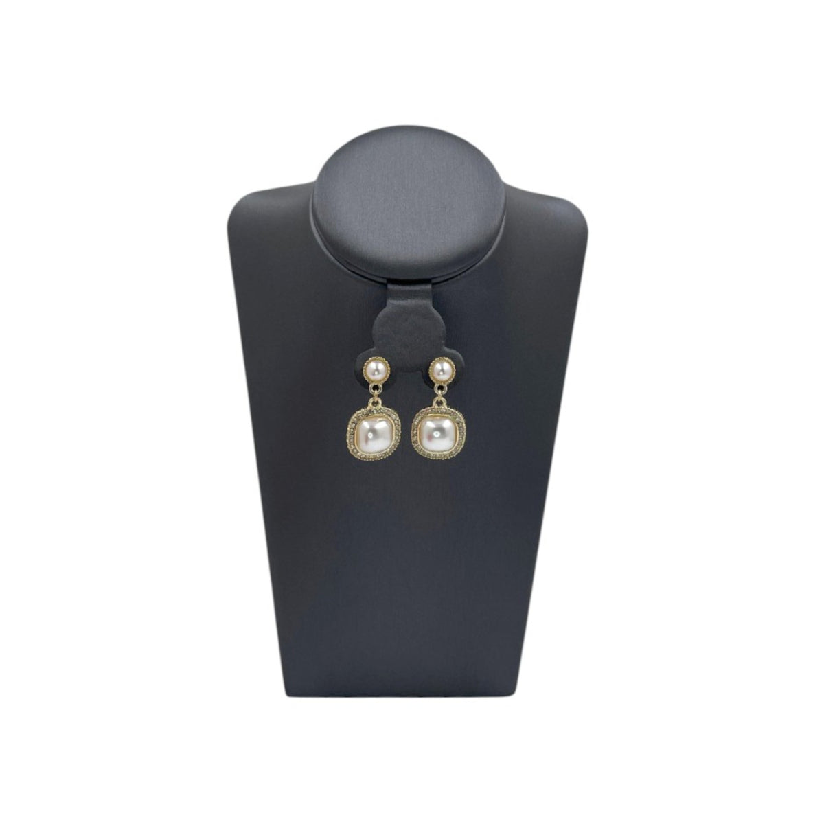 Aretes Perla Mallorca | En Chapa de Oro | Colgantes con Zirconias