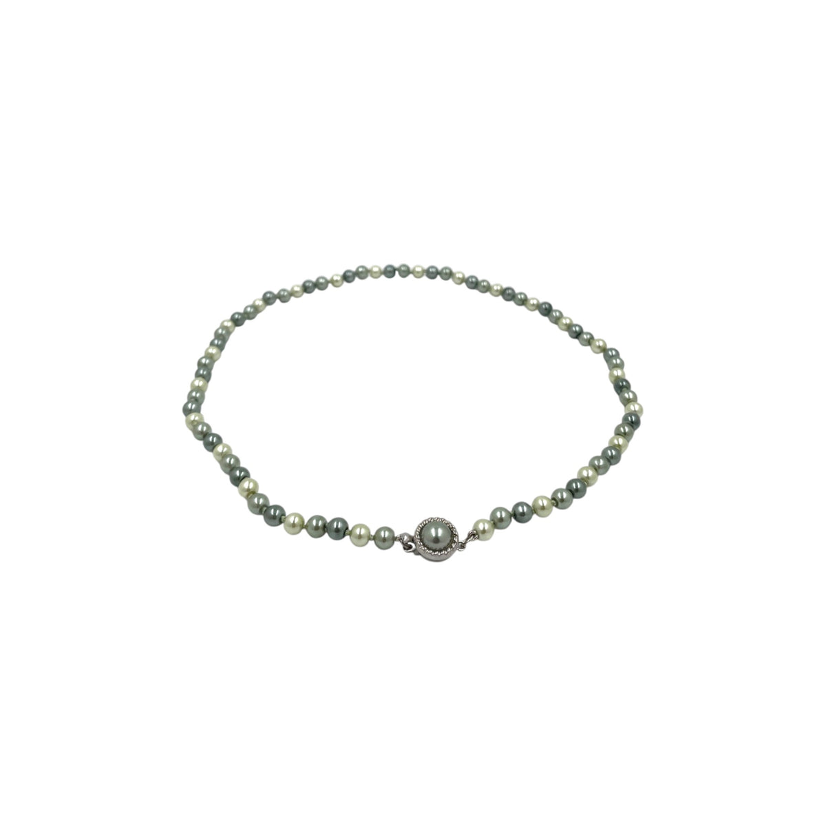 Set Collar y Aretes | Perlas Mallorca Bijoux | Bicolor tonos Verdes 8MM
