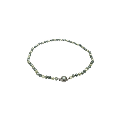 Set Collar y Aretes | Perlas Mallorca Bijoux | Bicolor tonos Verdes 8MM