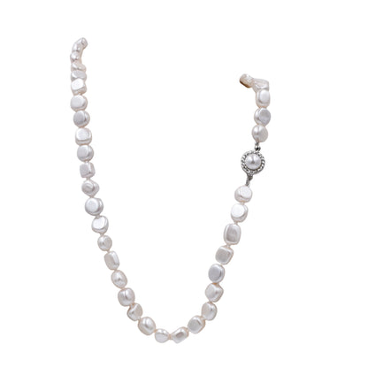 Collar de Perla Barroca | Ibory Clásico | Perla Pulida de 45cm