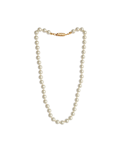 Collar de Perlas Mallorca | Blanco Clásico de 45cm
