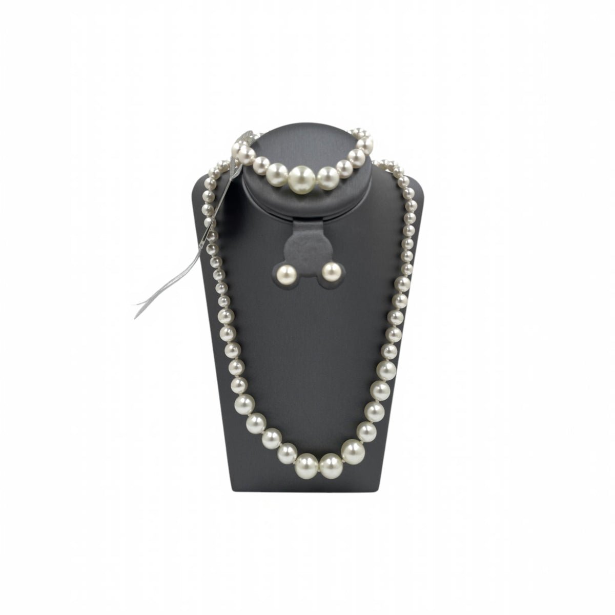 Juego Collar Aretes y Pulsera | Elegantes Perlas Mallorca  | Ibory Estilo Princesa