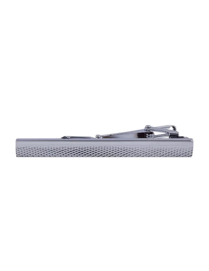 Mancuernas y Pisacorbata Gris | Acero Inoxidable | Estilo Elegante