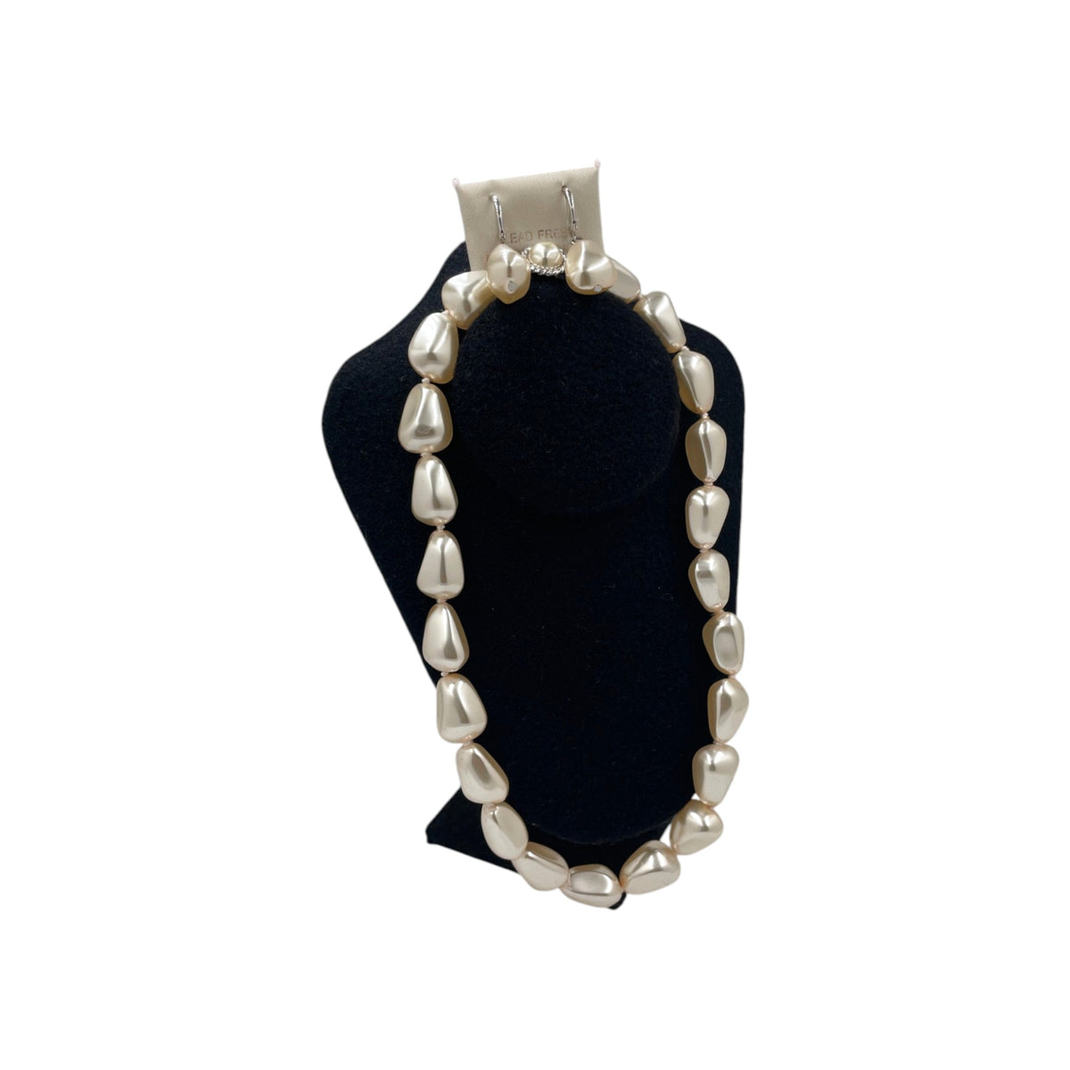 Set Collar y Aretes | Perlas Mallorca Bijoux | Estilo Barroco Ivory