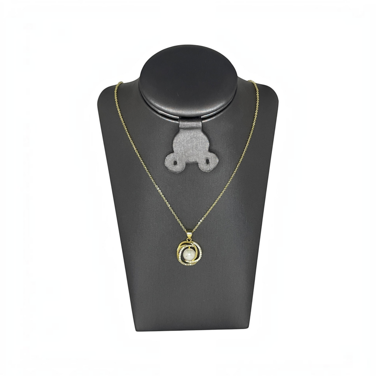 Set de Joyería | Dorado con Perla y Zirconias | Joyería Premium en Chapa de Oro