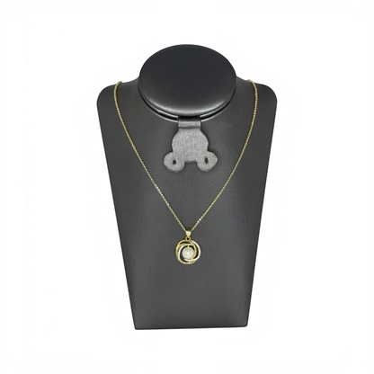 Set de Joyería | Dorado con Perla y Zirconias | Joyería Premium en Chapa de Oro