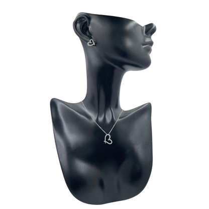 Set de Joyería Premium | Corazones con Zirconias | Atemporales en Acero Inoxidable