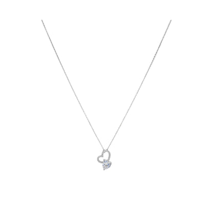 Set de Joyería Premium | Corazones con Zirconias | Brillante en Acero Inoxidable