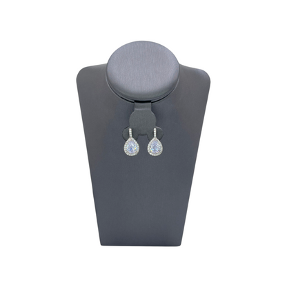 Set de Joyería Premium | Cristal con Zirconias | Estilo Gota Acero Inoxidable