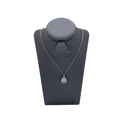 Set de Joyería Premium | Cristal con Zirconias | Estilo Gota Acero Inoxidable