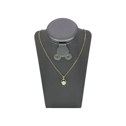 Set de Joyería Premium | Perla con Zirconia en Chapa de Oro