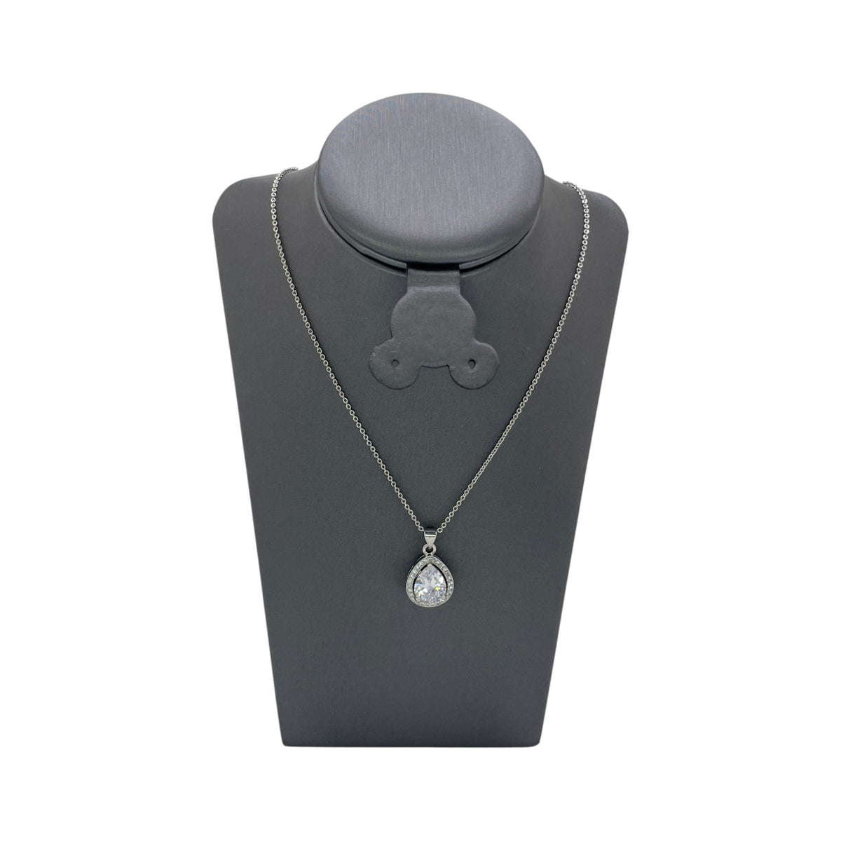 Set de Joyería Premium | Zirconia Estilo Gota | Brillante en Acero Inoxidable